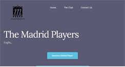 Desktop Screenshot of madridplayers.org
